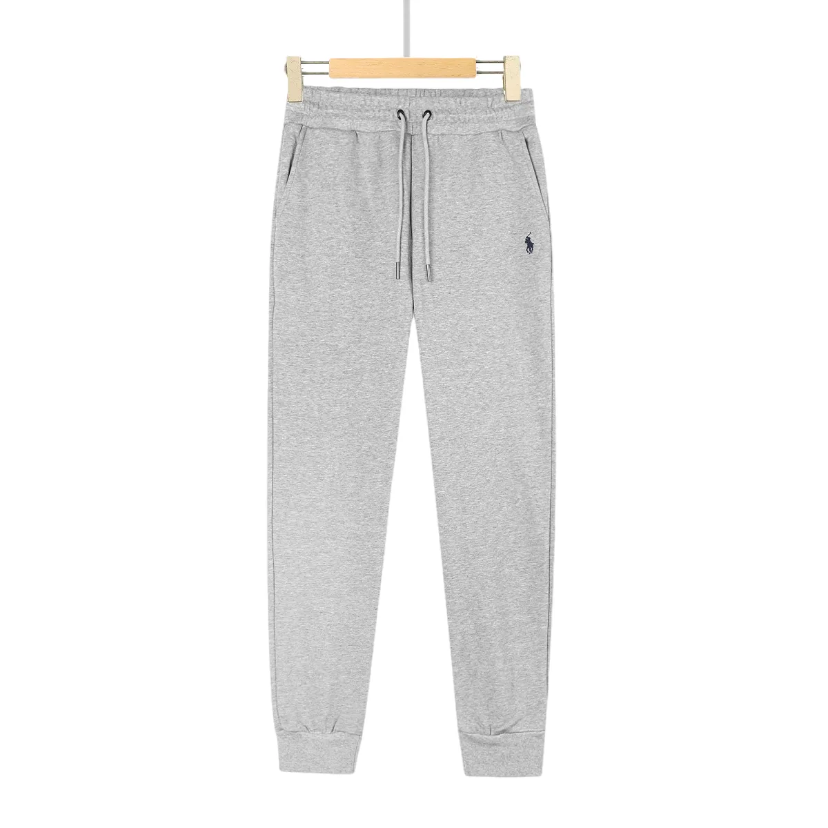 P190 2716#RL Ralph Lauren pony embroidered sweatpants and trousers Color: black gray dark blue Size: M-XXL Fabric: 350g pure cotton terry